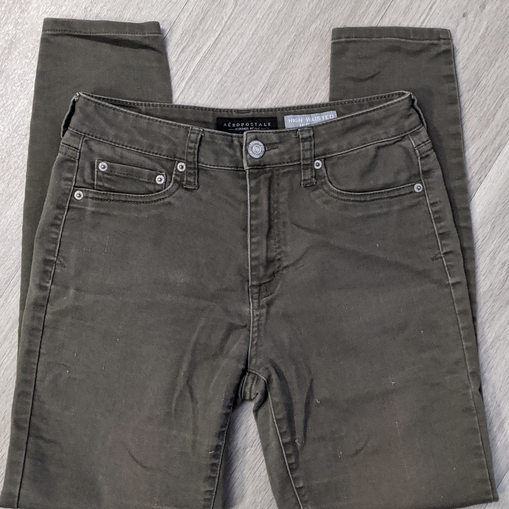 High waisted jegging